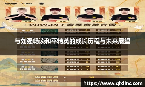 与刘强畅谈和平精英的成长历程与未来展望